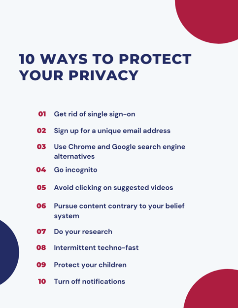 10 ways to protect your privacy online